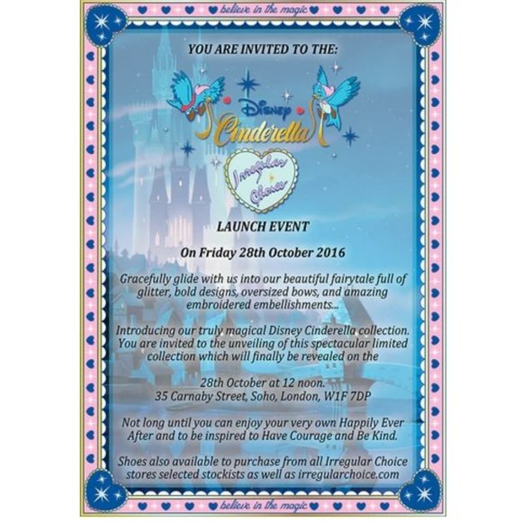 Irregular Choice x Disney Cinderella Call Me Cinders Light-Up Glitter Heels - Picture 5 of 17